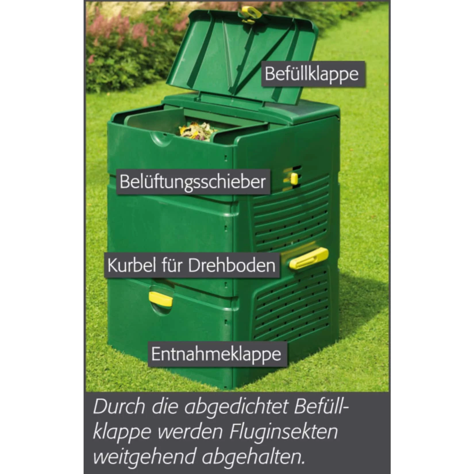 Juwel Aeroplus 6000 Mehrkammer-Komposter 2 Juwel Aeroplus 6000 Mehrkammer-Komposter – Bild 2