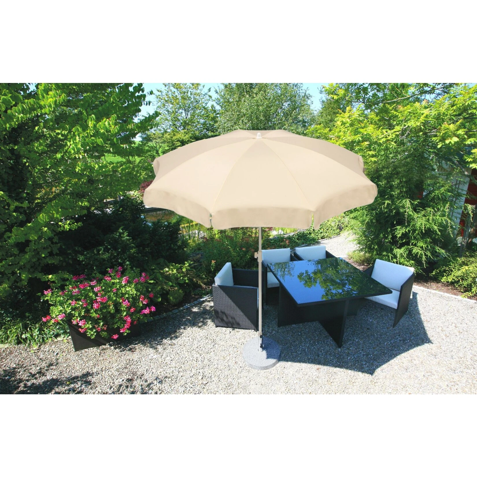 Schneider Sonnenschirm Ibiza Natur, 200 Ø 6 Schneider Sonnenschirm Ibiza Natur, 200 Ø – Bild 6