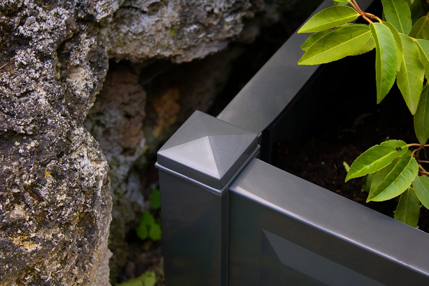 Pflanzkasten Rechteckig, Anthrazit â Bild 2