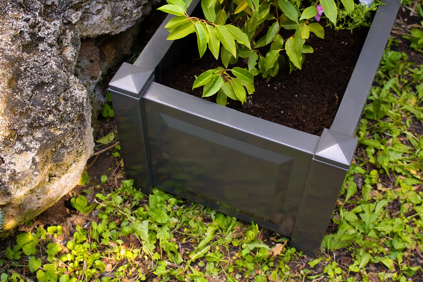 Pflanzkasten Rechteckig, Anthrazit â Bild 5