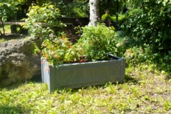 Pflanzkasten Rechteckig, Grau