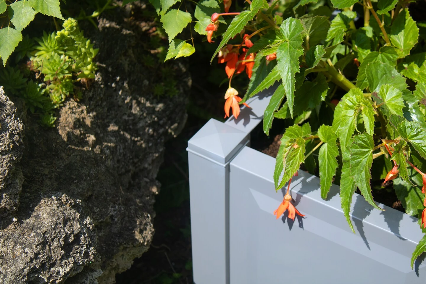 Pflanzkasten Rechteckig, Grau â Bild 3