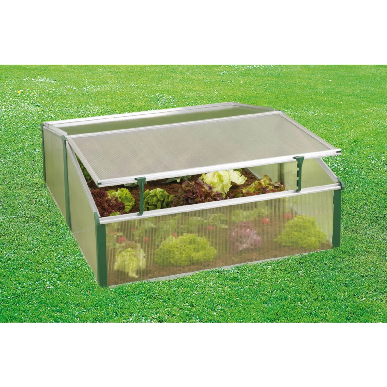 Juwel 120/100 Easy Fix Komfort-Doppelfrühbeet Mit Fensterfixierung – Bild 4