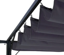 Pergola MCW-C42, Garten Pavillon, Stabiles 6cm-Gestell + Schiebedach ~ 3x3m Grau 8 Pergola MCW-C42, Garten Pavillon, Stabiles 6cm-Gestell + Schiebedach ~ 3x3m Grau -Al-ko-Shop 1975534005 prod 003