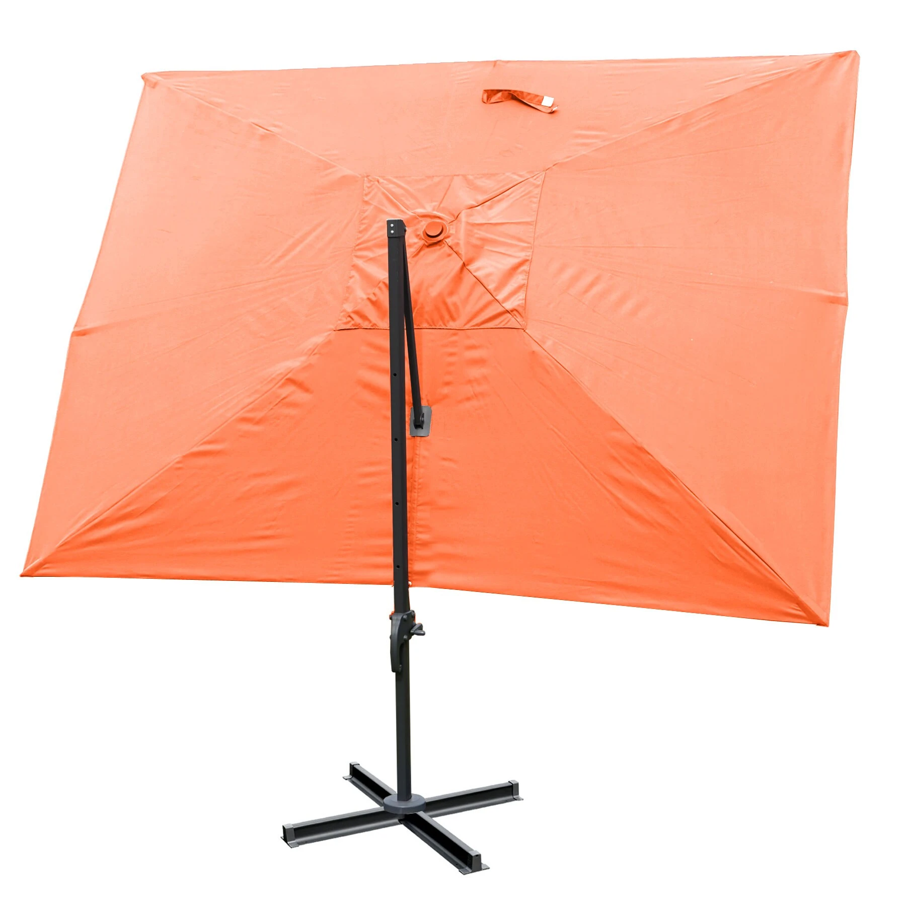 Gastronomie-Ampelschirm MCW-A96, Sonnenschirm, 3x4m (Ø5m) Polyester/Alu 26kg ~ Terracotta Ohne Ständer 3 Gastronomie-Ampelschirm MCW-A96, Sonnenschirm, 3x4m (Ø5m) Polyester/Alu 26kg ~ Terracotta Ohne Ständer – Bild 3