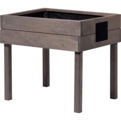 Dobar Kinderhochbeet Kreidetafel, Grau -Al-ko-Shop 2037442001 prod 002