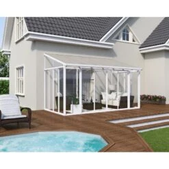 Palram Wintergarten San Remo 435 X 300 Cm, Weiß