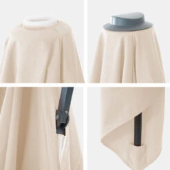 Ersatz-Bezug Für Luxus-Ampelschirm MCW-A96 Mit Flap, Schirmbezug Ersatzbezug, 3,5x3,5m (Ø4,95m) Polyester 4kg ~ Creme 7 Ersatz-Bezug Für Luxus-Ampelschirm MCW-A96 Mit Flap, Schirmbezug Ersatzbezug, 3,5x3,5m (Ø4,95m) Polyester 4kg ~ Creme -Al-ko-Shop 2165644001 prod 003