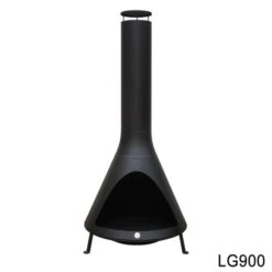 'Westmann Feuerstelle Inkl. Rauchablass Schwarz