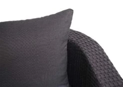 3in1-Garnitur MCW-J37, Garten-/Lounge-Set Sonneninsel, Spun Poly Halbrundes Poly-Rattan ~ Anthrazit, Kissen Dunkelgrau -Al-ko-Shop 2204634000 prod 004