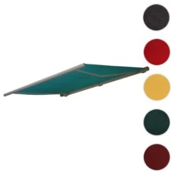 Ersatz-Bezug Für Markise H123, Vollkassette Ersatzbezug Sonnenschutz 4,5x3m ~ Polyester Blau-grün 9 Ersatz-Bezug Für Markise H123, Vollkassette Ersatzbezug Sonnenschutz 4,5x3m ~ Polyester Blau-grün -Al-ko-Shop 2218649002 prod 005