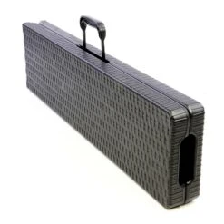 Alternative view of VCM Partybank 2er Set Klappbank Rattan-Optik 180 X 25 Cm Schwarz Bierbank Bis 200 Kg