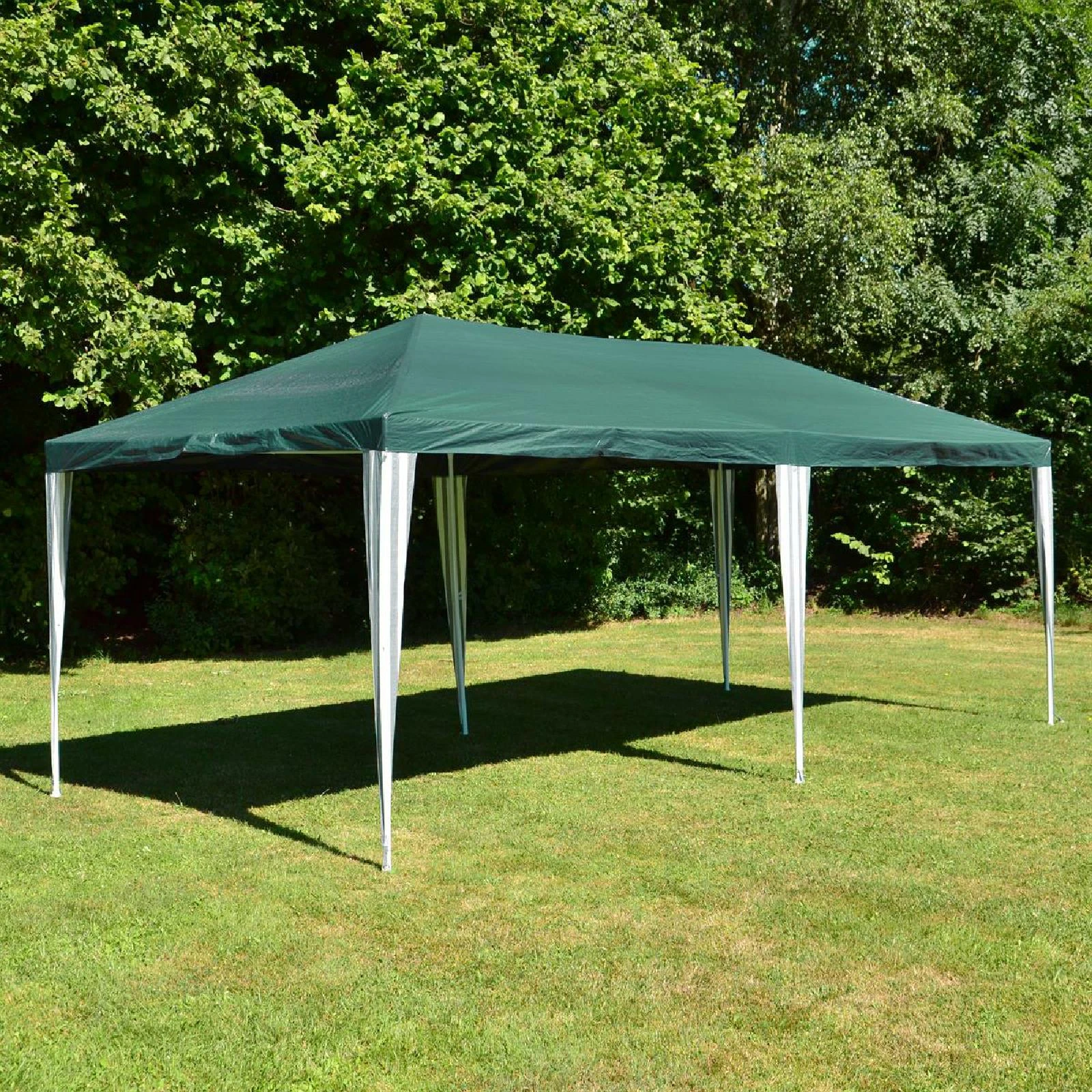 VCM Pavillon Partyzelt Grün 3x6m PE 110g/m² Gartenzelt Festzelt Eventzelt Marktzelt 5 VCM Pavillon Partyzelt Grün 3x6m PE 110g/m² Gartenzelt Festzelt Eventzelt Marktzelt – Bild 5