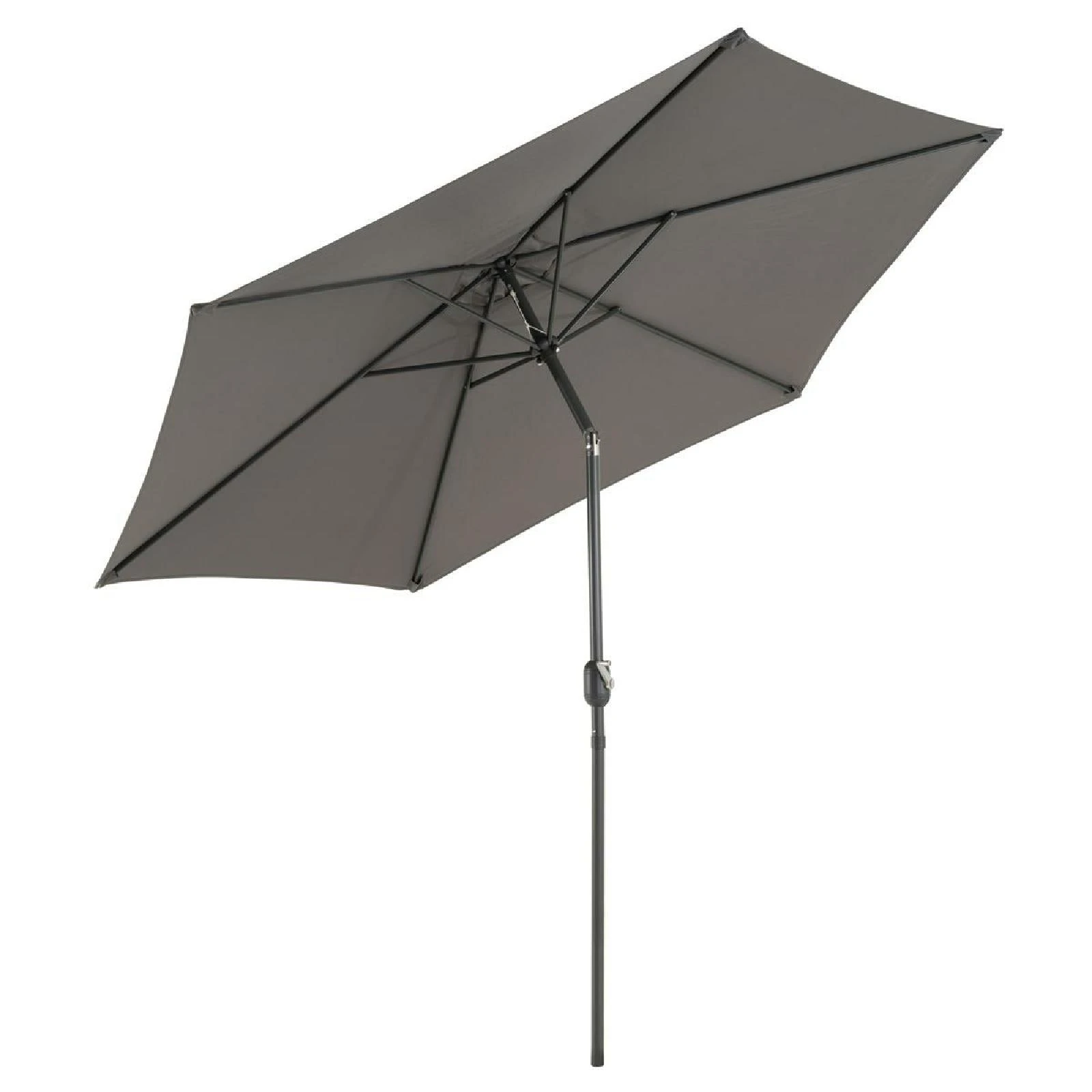 VCM Sonnenschirm 2,90m Anthrazit Mit Kurbel Neigbar Wasserabweisend UV Schutz 50+ 1 VCM Sonnenschirm 2,90m Anthrazit Mit Kurbel Neigbar Wasserabweisend UV Schutz 50+