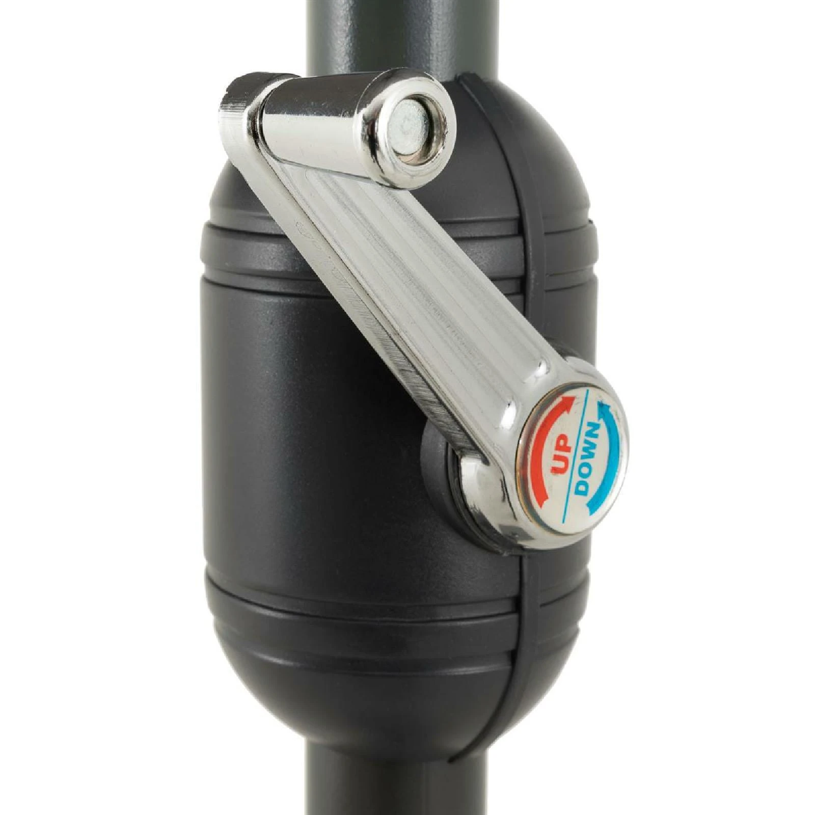 VCM Sonnenschirm 2,90m Anthrazit Mit Kurbel Neigbar Wasserabweisend UV Schutz 50+ 3 VCM Sonnenschirm 2,90m Anthrazit Mit Kurbel Neigbar Wasserabweisend UV Schutz 50+ – Bild 3