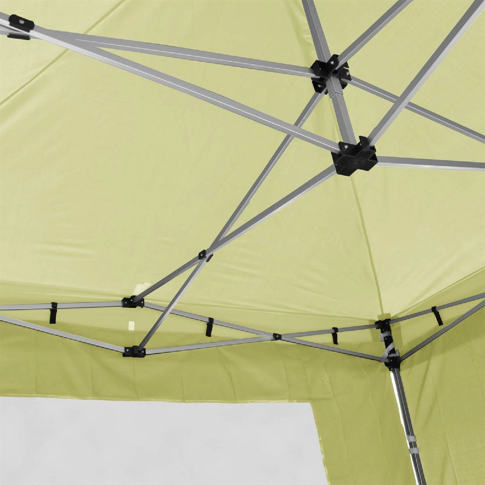 VCM PROFI Falt Pavillon Mit 4 Seitenteilen 3x3m Champagner Wasserdichtes Dach Zelt 2 VCM PROFI Falt Pavillon Mit 4 Seitenteilen 3x3m Champagner Wasserdichtes Dach Zelt – Bild 2