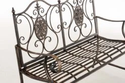 CLP Gartenbank Punjab , Lackiertes Eisen, Antik, Landhaus-Stil, Nostalgie, Ca. 120 X 50 Cm -Al-ko-Shop 8600246500 111525435 prod 003