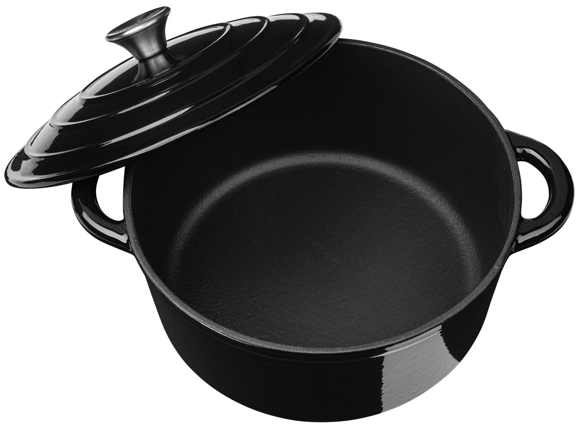 CLP Dutch Oven Kochtopf I Mit Silikon-Topflappen I Emaillierter Gusseisen-Topf Zum Kochen & Backen 2 CLP Dutch Oven Kochtopf I Mit Silikon-Topflappen I Emaillierter Gusseisen-Topf Zum Kochen & Backen – Bild 2