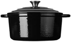 CLP Dutch Oven Kochtopf I Mit Silikon-Topflappen I Emaillierter Gusseisen-Topf Zum Kochen & Backen 9 CLP Dutch Oven Kochtopf I Mit Silikon-Topflappen I Emaillierter Gusseisen-Topf Zum Kochen & Backen -Al-ko-Shop 8600246500 317372 prod 004