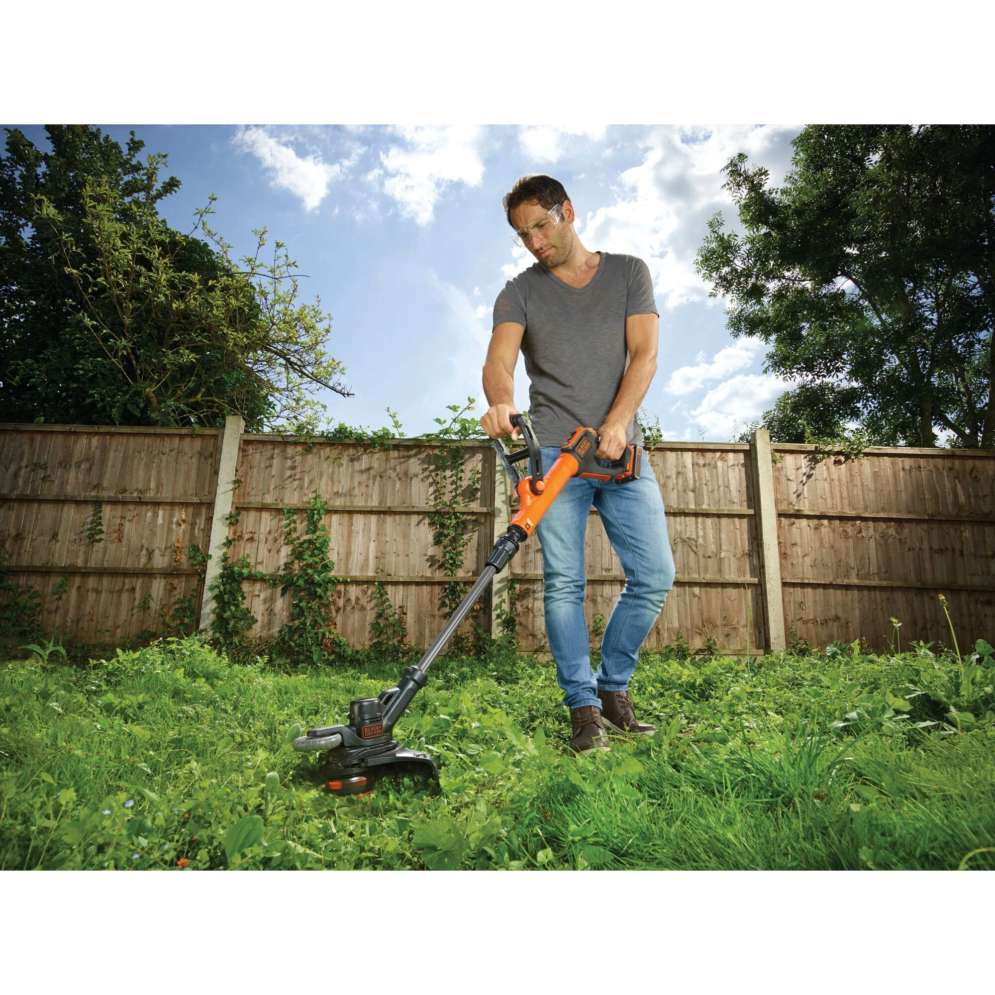 Black & Decker BLACK+DECKER Rasentrimmer Akku-Rasentrimmer STC1820EPC, 18Volt 6 Black & Decker BLACK+DECKER Rasentrimmer Akku-Rasentrimmer STC1820EPC, 18Volt – Bild 6