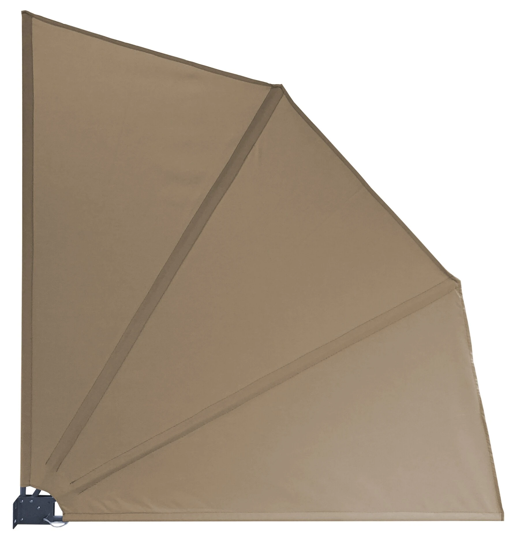 Grasekamp Balkonfächer Premium 140x140cm Taupe Mit Wandhalterung Trennwand Sichtschutz 1 Grasekamp Balkonfächer Premium 140x140cm Taupe Mit Wandhalterung Trennwand Sichtschutz