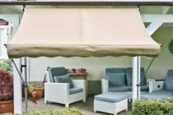 Grasekamp Klemmmarkise Ontario 205x130cm Taupe Balkonmarkise Höhenverstellbar Von 200cm-320cm -Al-ko-Shop 8600280600 78065 prod 006