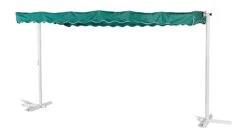 Grasekamp Standmarkise Dubai Grün 375x225cm Mit Schutzhülle Terrassenüberdachung Raffmarkise Mobile Markise Ziehharmonika -Al-ko-Shop 8600280600 78114 prod 003
