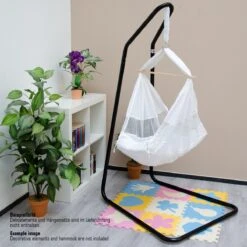 Hängestuhlgestell Für Babywiege 160cm Hängegestell Federwiege Baby-Hängematte Hängewiege Schwarz -Al-ko-Shop 8600295800 4395 prod 005
