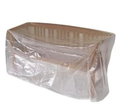 DEGAMO Abdeckhaube Bank 3-sitzer 163cm, PE Transparent