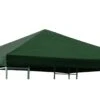 DEGAMO Ersatzdach Für Metall- Und Alupavillon 3x3 Meter Grün, Wasserdicht PVC-beschichtet