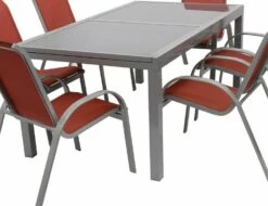 DEGAMO Ausziehtisch PISA 140/200x90cm, Aluminium + Glas 7 DEGAMO Ausziehtisch PISA 140/200x90cm, Aluminium + Glas -Al-ko-Shop 8600319700 47714860 prod 003