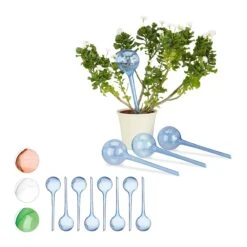 Relaxdays 12 X Bewässerungskugeln Blau