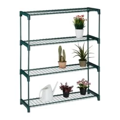 Relaxdays Pflanzenregal Mit 4 Ablagen