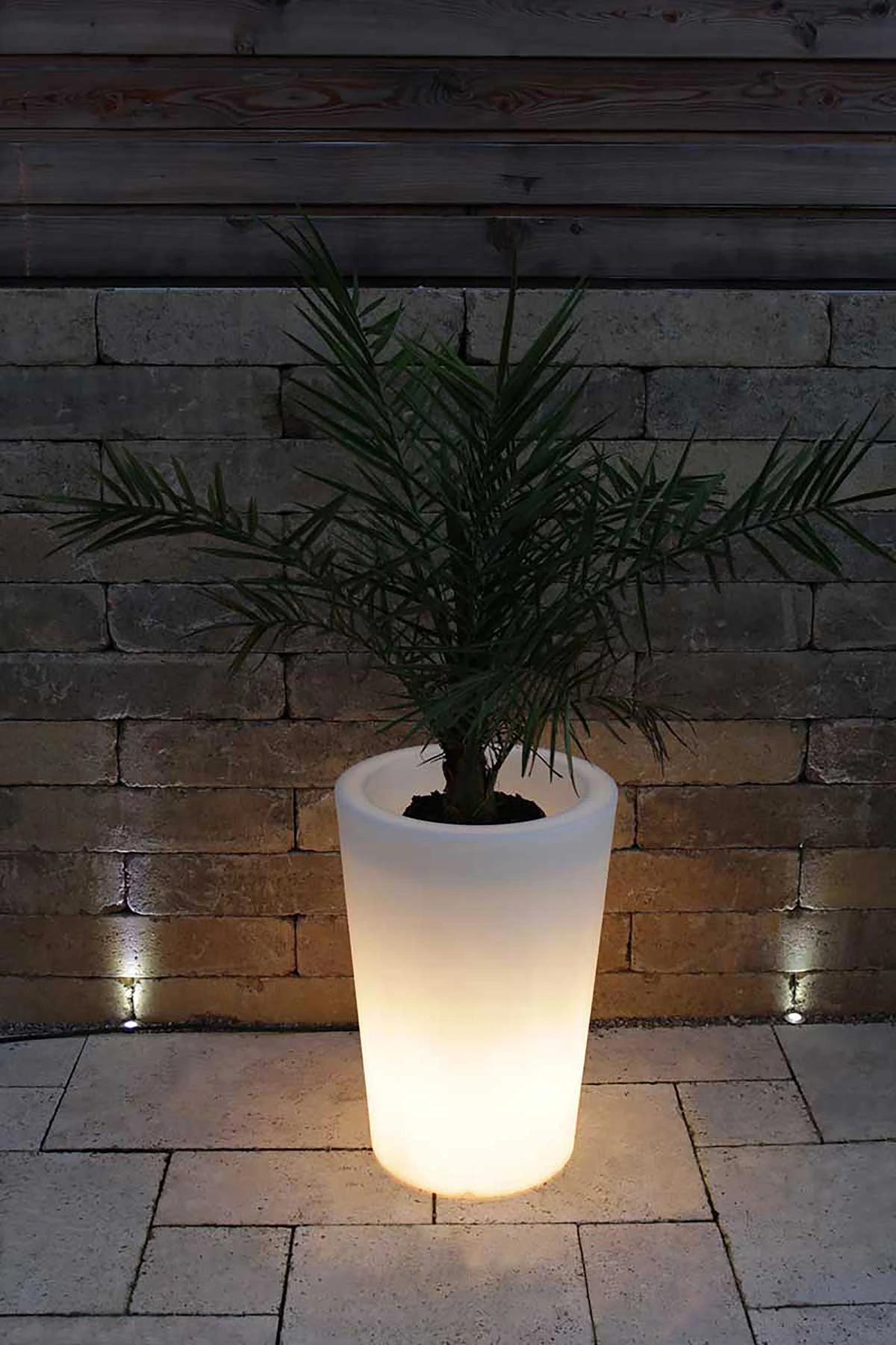 Pflanzkübel Pflanzsäule GlowTub Round H: 60cm Beleuchtet 10613 – Bild 6