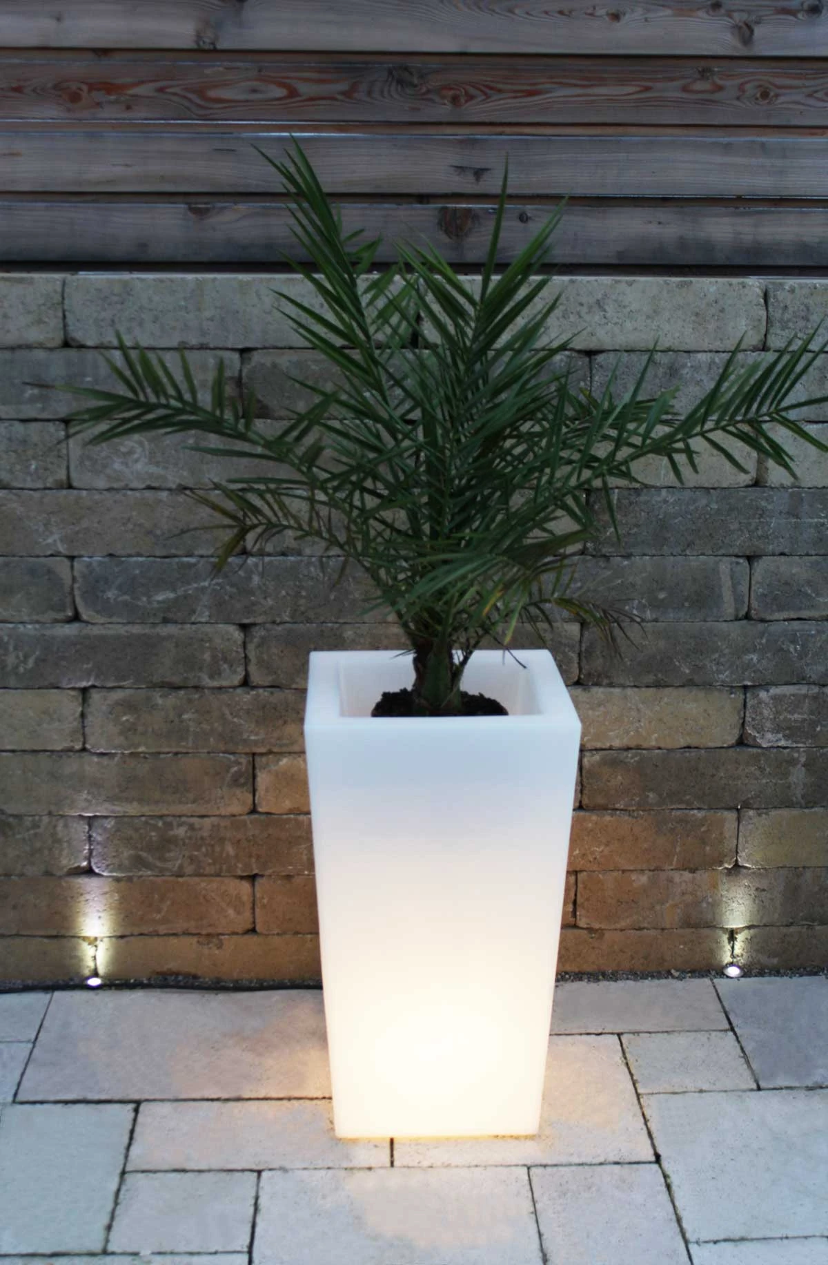Pflanzkübel Pflanzsäule GlowTub Square H: 70cm Beleuchtet 10617 – Bild 5