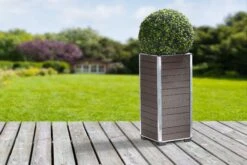 Gartenfreude Pflanzgefäß WPC Pflanzkübel 8 Gartenfreude Pflanzgefäß WPC Pflanzkübel -Al-ko-Shop 8600335500 4450 1004 003 prod 003