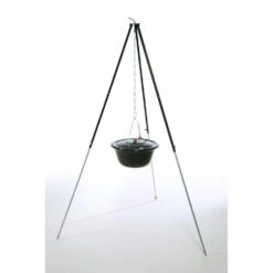 Acerto® Gulaschkessel 22 Liter + Dreibein 180cm