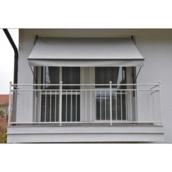 Angerer Klemmmarkise Hellgrau 300 Cm Markise Balkon