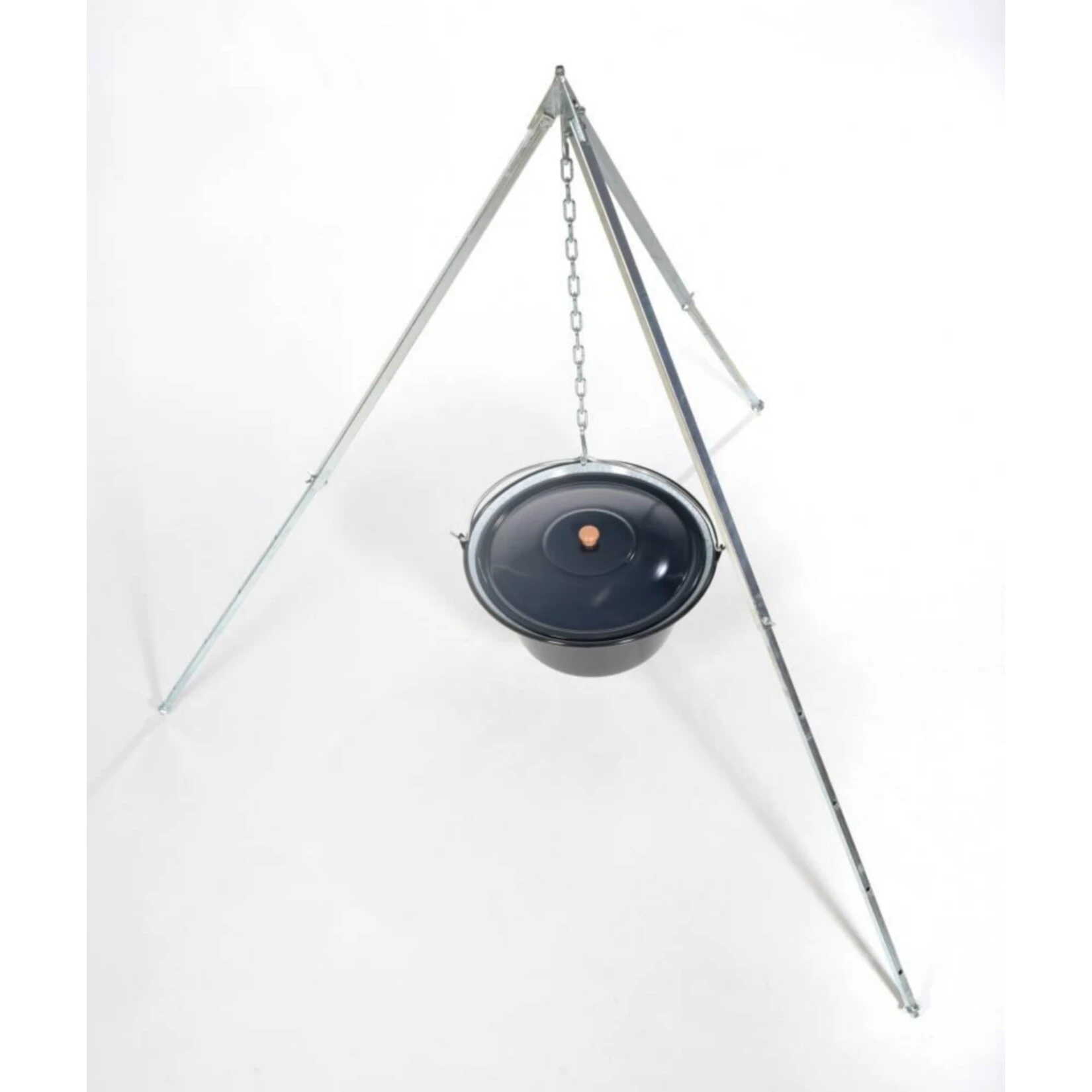 Acerto® Gulaschkessel 10 Liter + Dreibeingestell 170cm – Bild 2