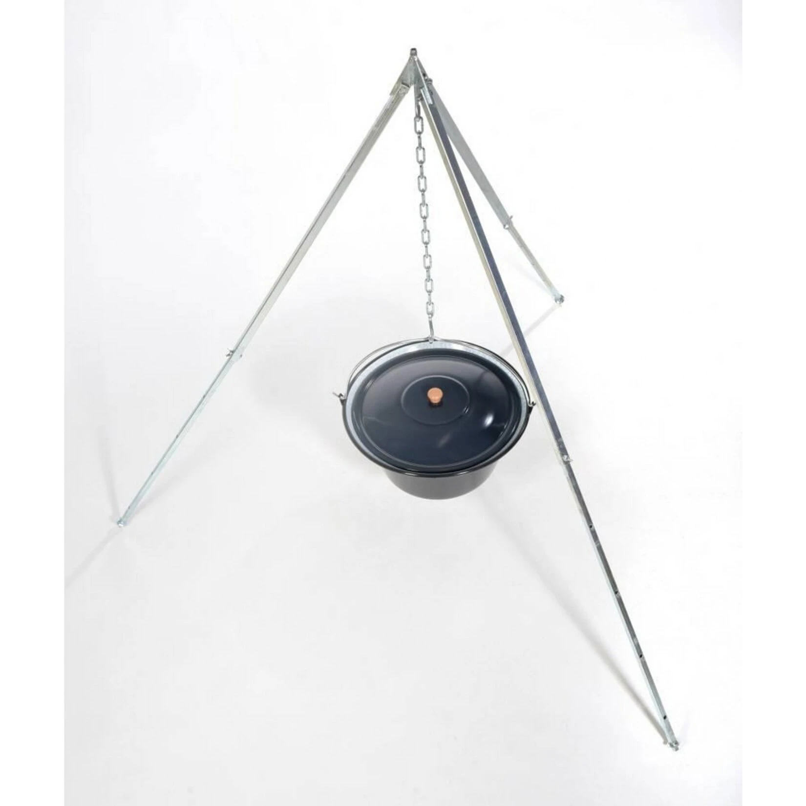 Acerto® Gulaschkessel 10 Liter + Dreibeingestell 170cm – Bild 4