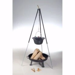 Acerto® Gulaschkessel 14L + Dreibein-Gestell (180cm) + Feuerschale (55cm) + Kaminholz Buche 9 Acerto® Gulaschkessel 14L + Dreibein-Gestell (180cm) + Feuerschale (55cm) + Kaminholz Buche -Al-ko-Shop 8600335800 36713 prod 004
