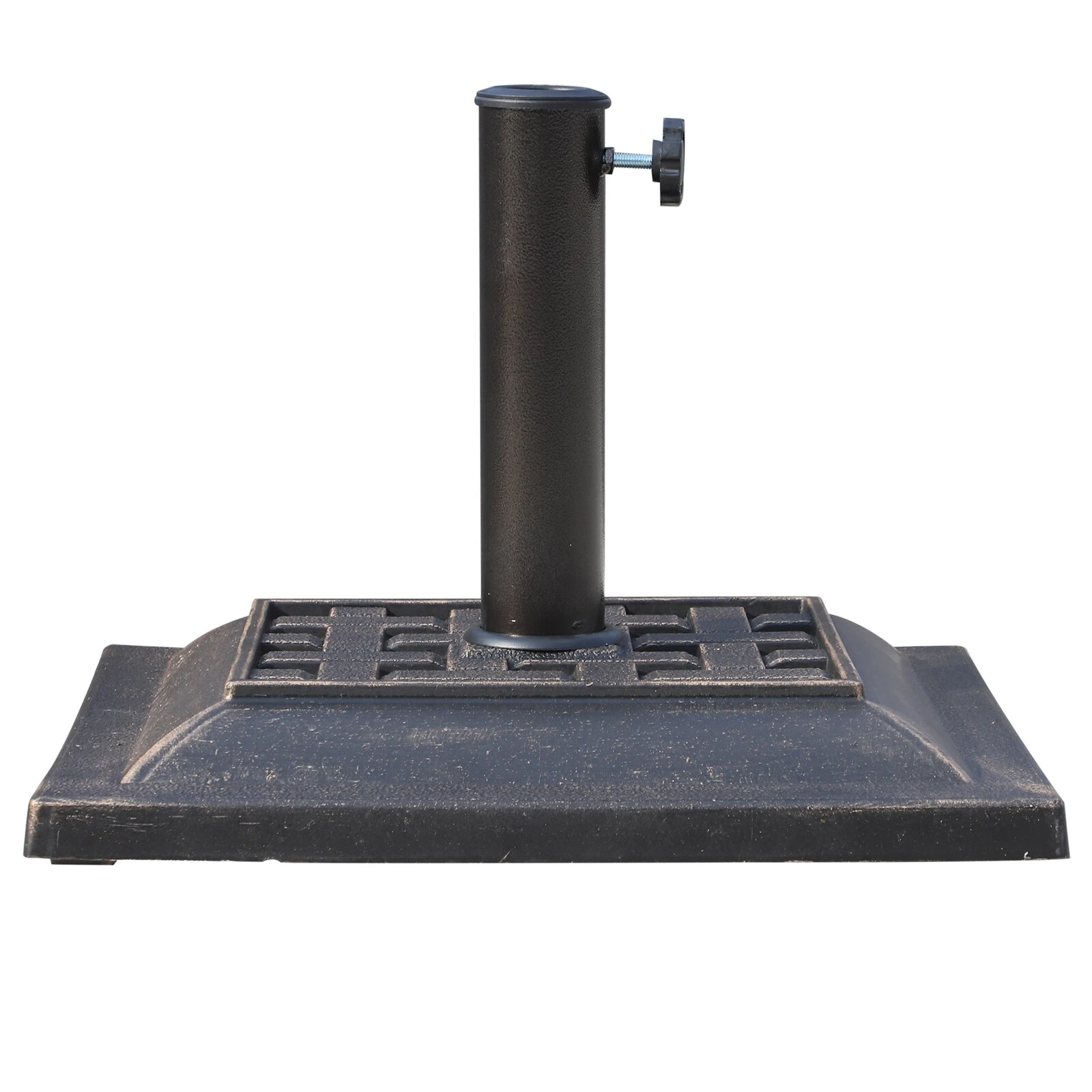 Outsunny Sonnenschirmständer Bronze 44 X 44 X 33 Cm (LxBxH) | Sonnenschirmhalterung Schirmfuß Balkonschirmständer 2 Outsunny Sonnenschirmständer Bronze 44 X 44 X 33 Cm (LxBxH) | Sonnenschirmhalterung Schirmfuß Balkonschirmständer – Bild 2
