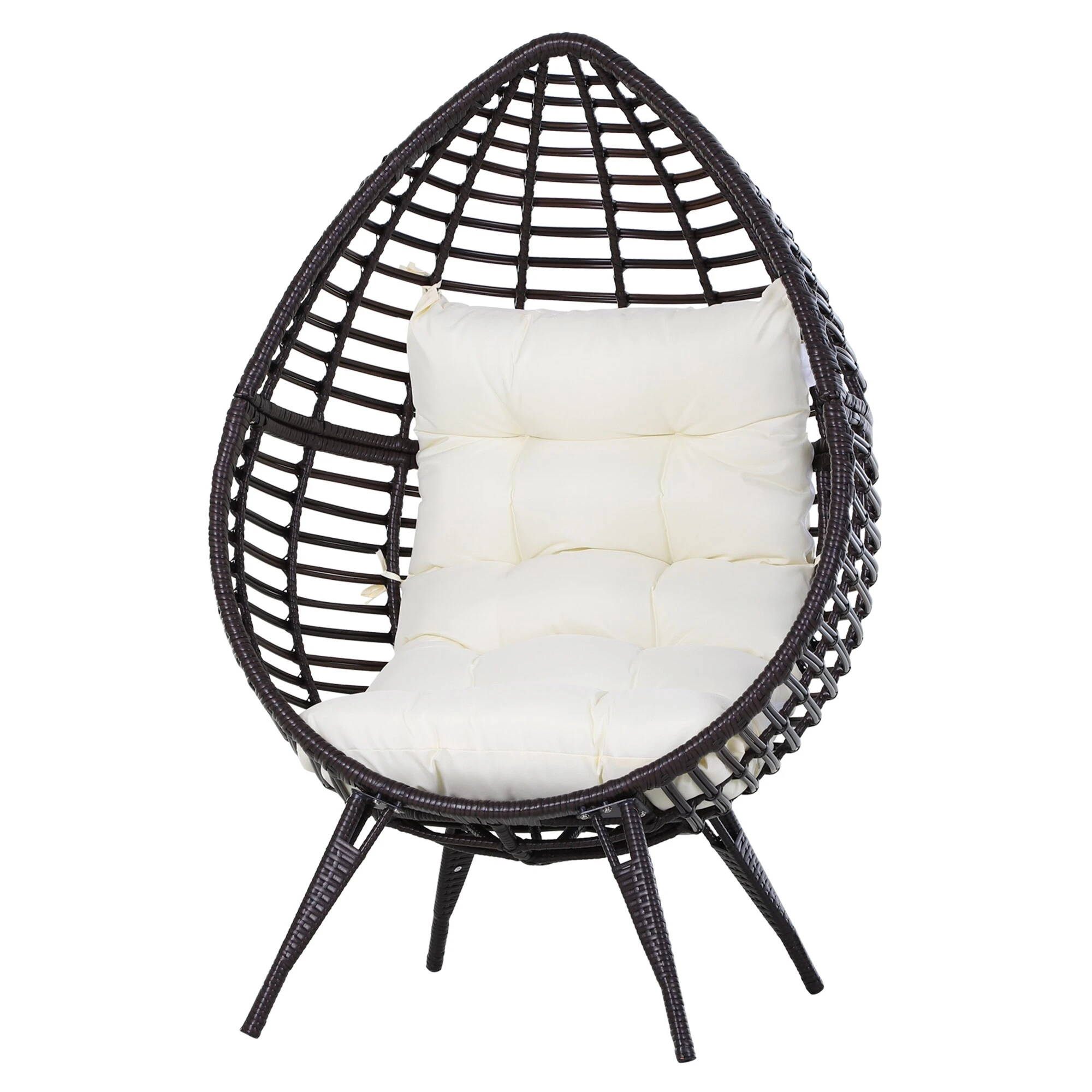 Outsunny Gartensessel In Tropfen Design 101L X 89B X 156H Cm | Strandkorb Gartenliege Gartensessel Sessel Gartenstuhl Sitz 1 Outsunny Gartensessel In Tropfen Design 101L X 89B X 156H Cm | Strandkorb Gartenliege Gartensessel Sessel Gartenstuhl Sitz