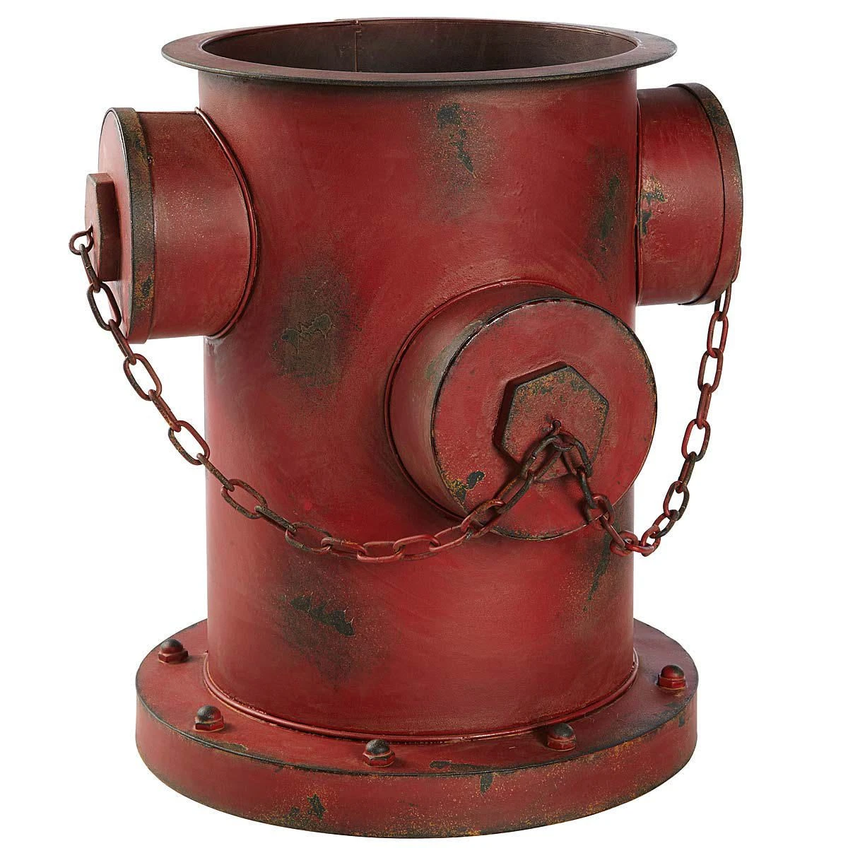 Blumentopf Hydrant Rot