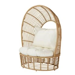 Outdoor-Korbsessel Ranja Natur/Beige