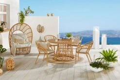 Alternative view of Outdoor-Korbsessel Ranja Natur/Beige