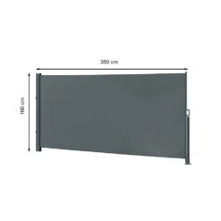 ALU Seitenmarkise Sichtschutz 160x350cm Sonnenschutz Seitenrollo Markise 280g/m² 8 ALU Seitenmarkise Sichtschutz 160x350cm Sonnenschutz Seitenrollo Markise 280g/m² -Al-ko-Shop 8600343700 28444 prod 003
