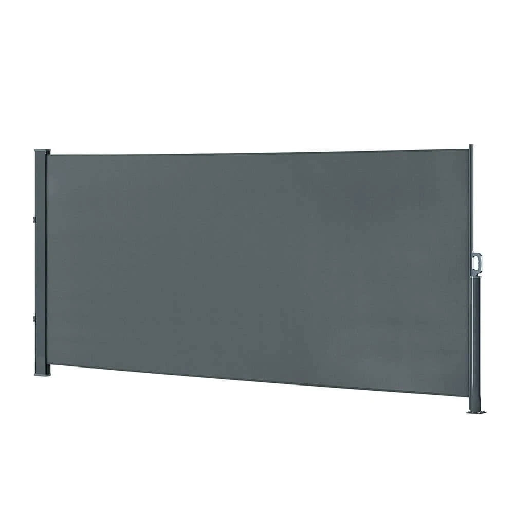 ALU Seitenmarkise Sichtschutz 160x350cm Sonnenschutz Seitenrollo Markise 280g/m² 4 ALU Seitenmarkise Sichtschutz 160x350cm Sonnenschutz Seitenrollo Markise 280g/m² – Bild 4