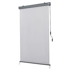 Strattore Ausziehbare Senkrechtmarkise / Vertikalmarkise 120 X 250 Cm - Hellgrau