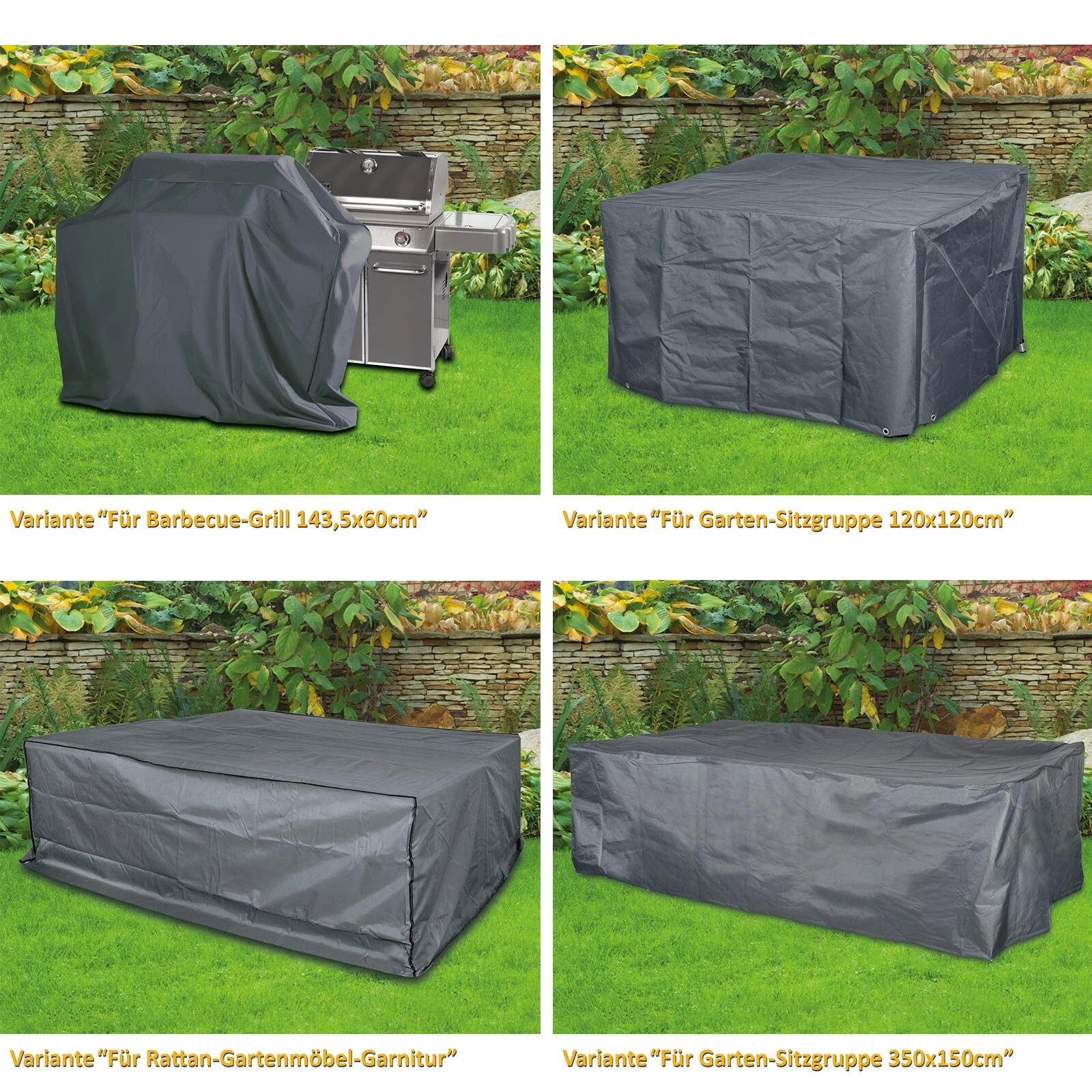 WEHNCKE Gartenmöbel Schutzhülle Hülle Abdeckung Sitzgruppe Abdeckplane Öse 420 D Variante: Für Garten Sonnen Schirm Ø 250-450 Cm 6 WEHNCKE Gartenmöbel Schutzhülle Hülle Abdeckung Sitzgruppe Abdeckplane Öse 420 D Variante: Für Garten Sonnen Schirm Ø 250-450 Cm – Bild 6